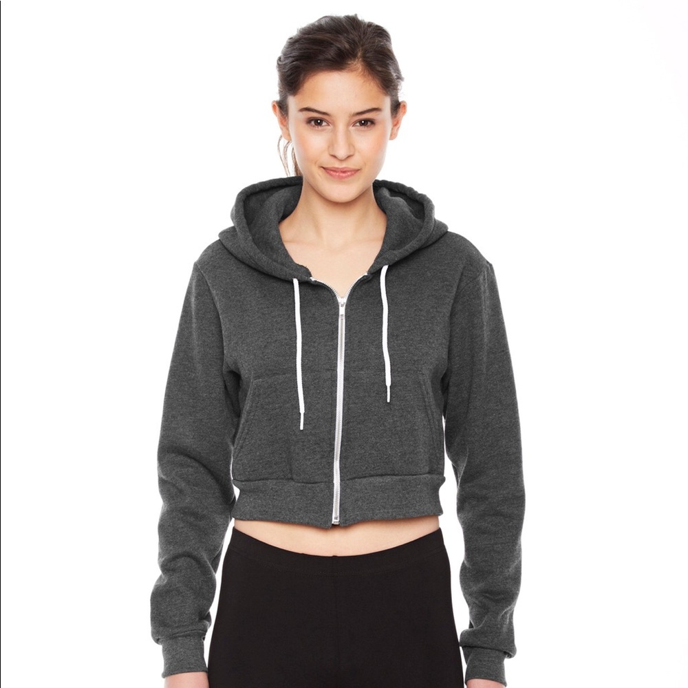 American Apparel Crop Hoodie